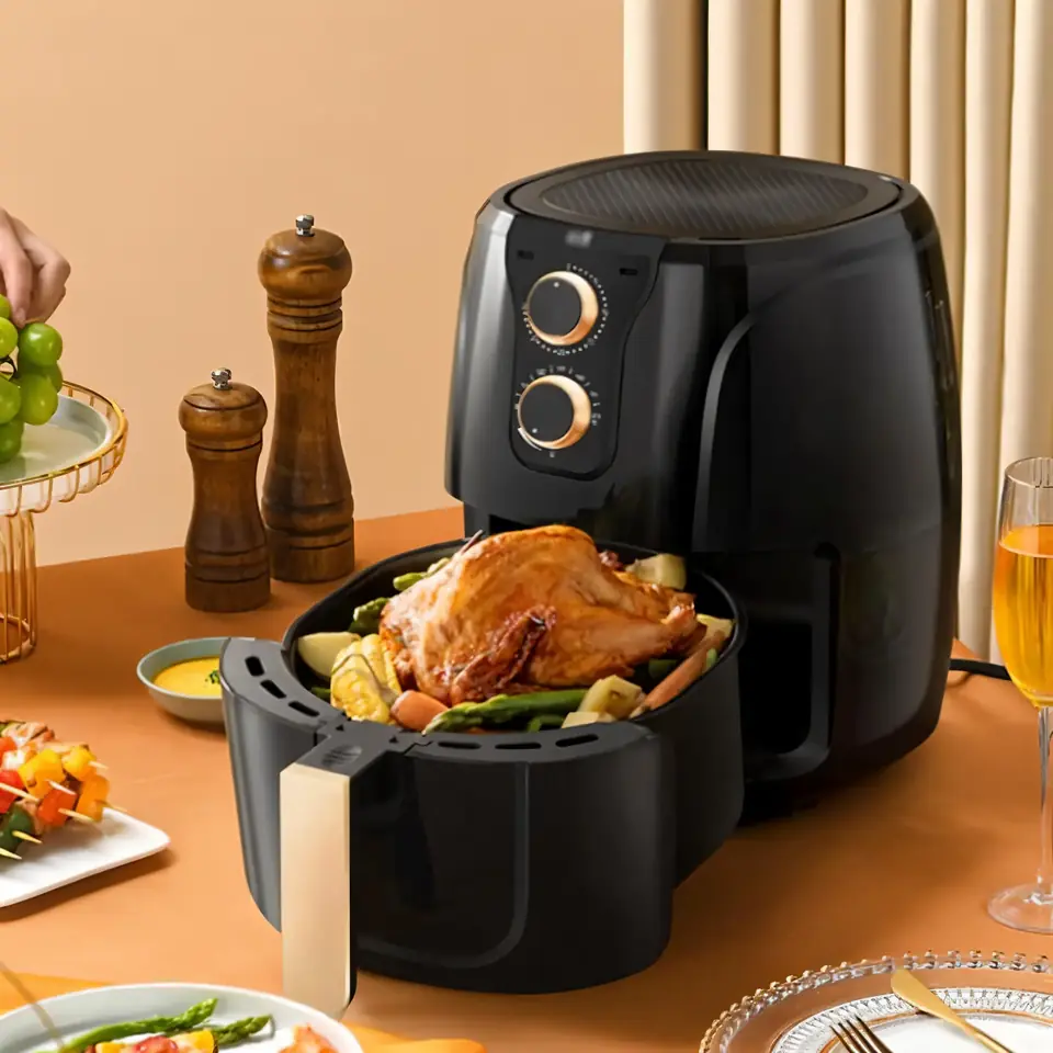 Freidora Sin Aceite Airfryer Grande 2.6L 1400w