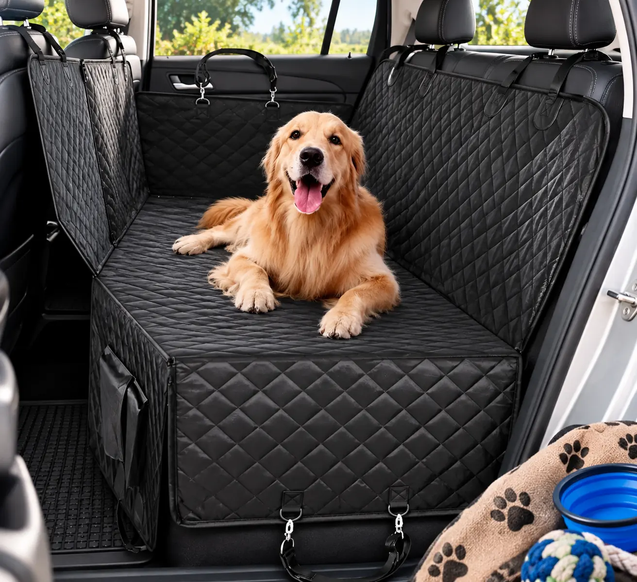 Cubre Asiento Auto Funda Protector Mascotas Impermeable Premium
