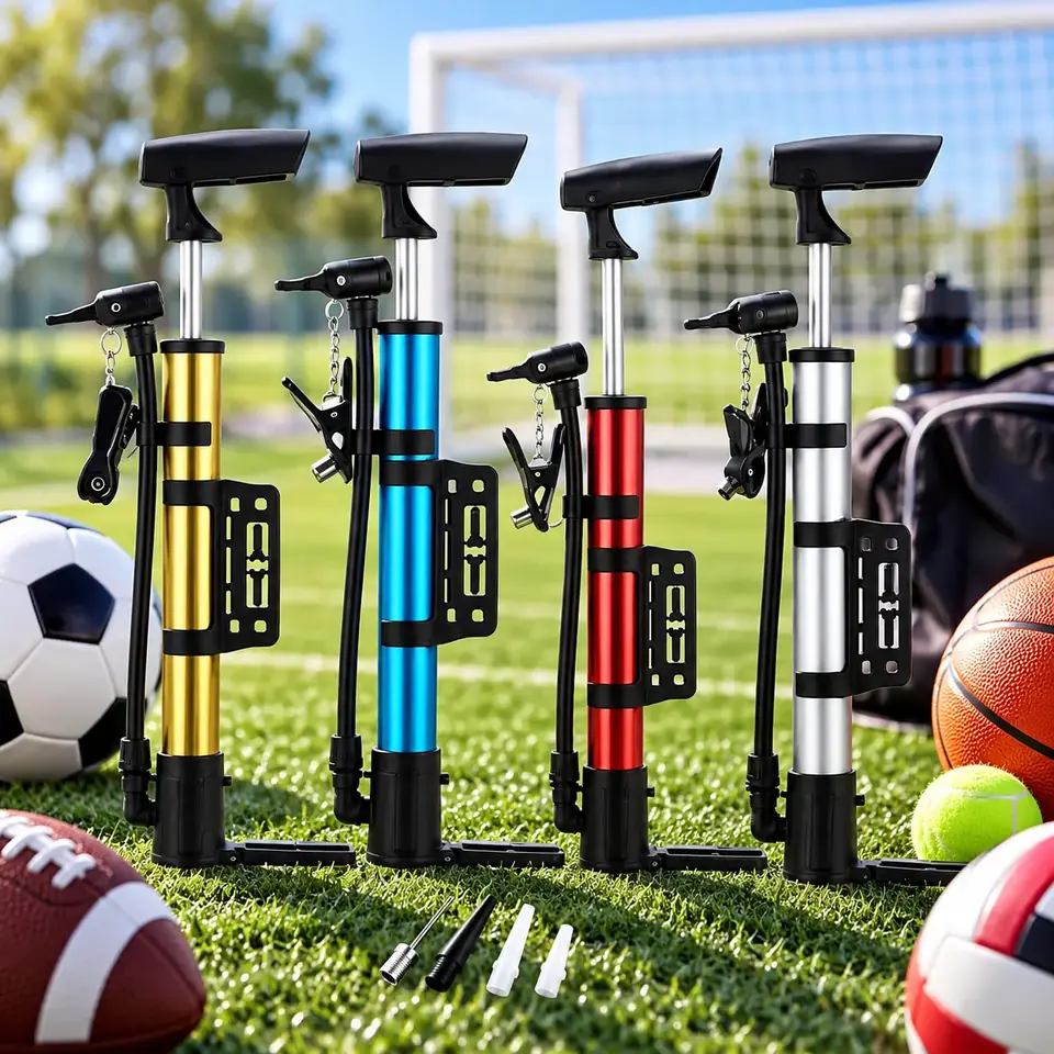 Inflador De Aluminio Para Pelota con pincho