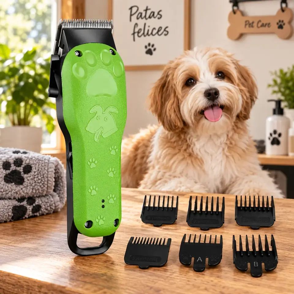 Maquina de Cortar Pelo de Perro Gato Mascotas Inalambrica Kemei KM-CW10