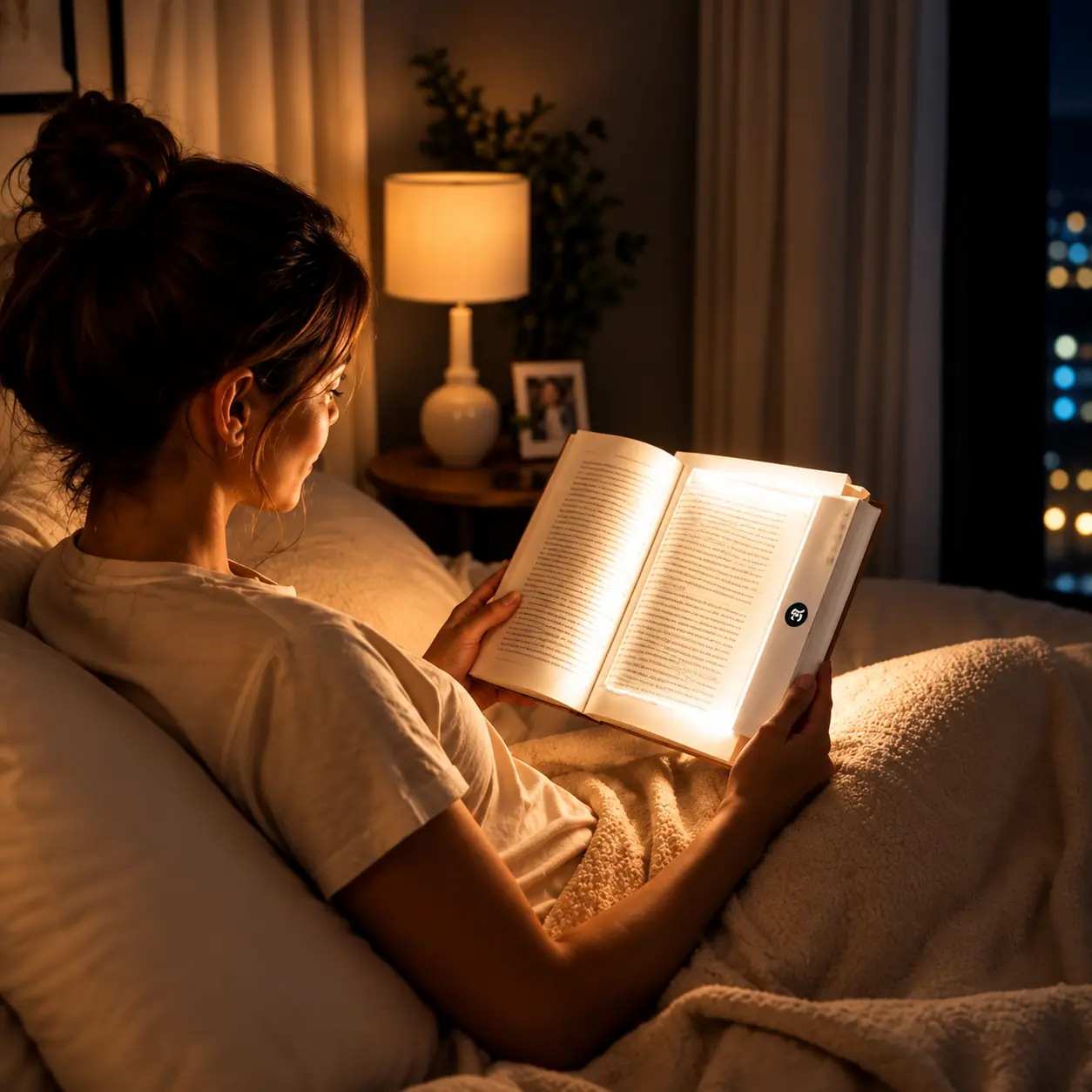 Luz Led De Libro Portátil Lectura Nocturna Para Viaje o en casa