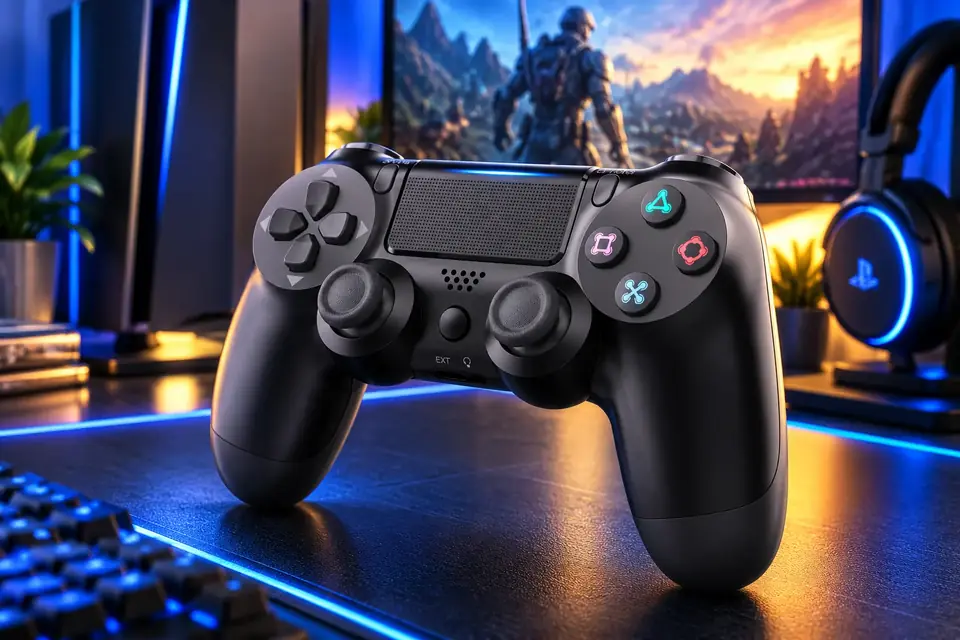 Joystick Control Inalámbrico Ps4 Compatible Dualshock Vibración