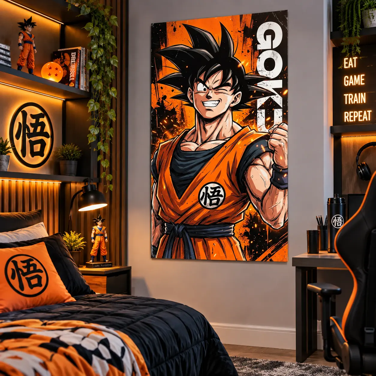 Póster Decorativo Goku – Dragon Ball | 45 × 75 cm