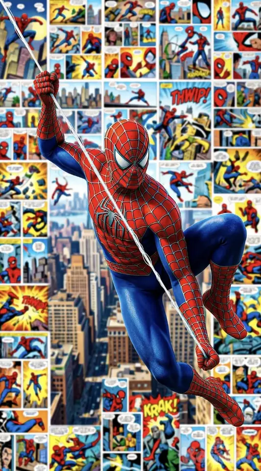 Poster Heroe Aracnido Accion Total