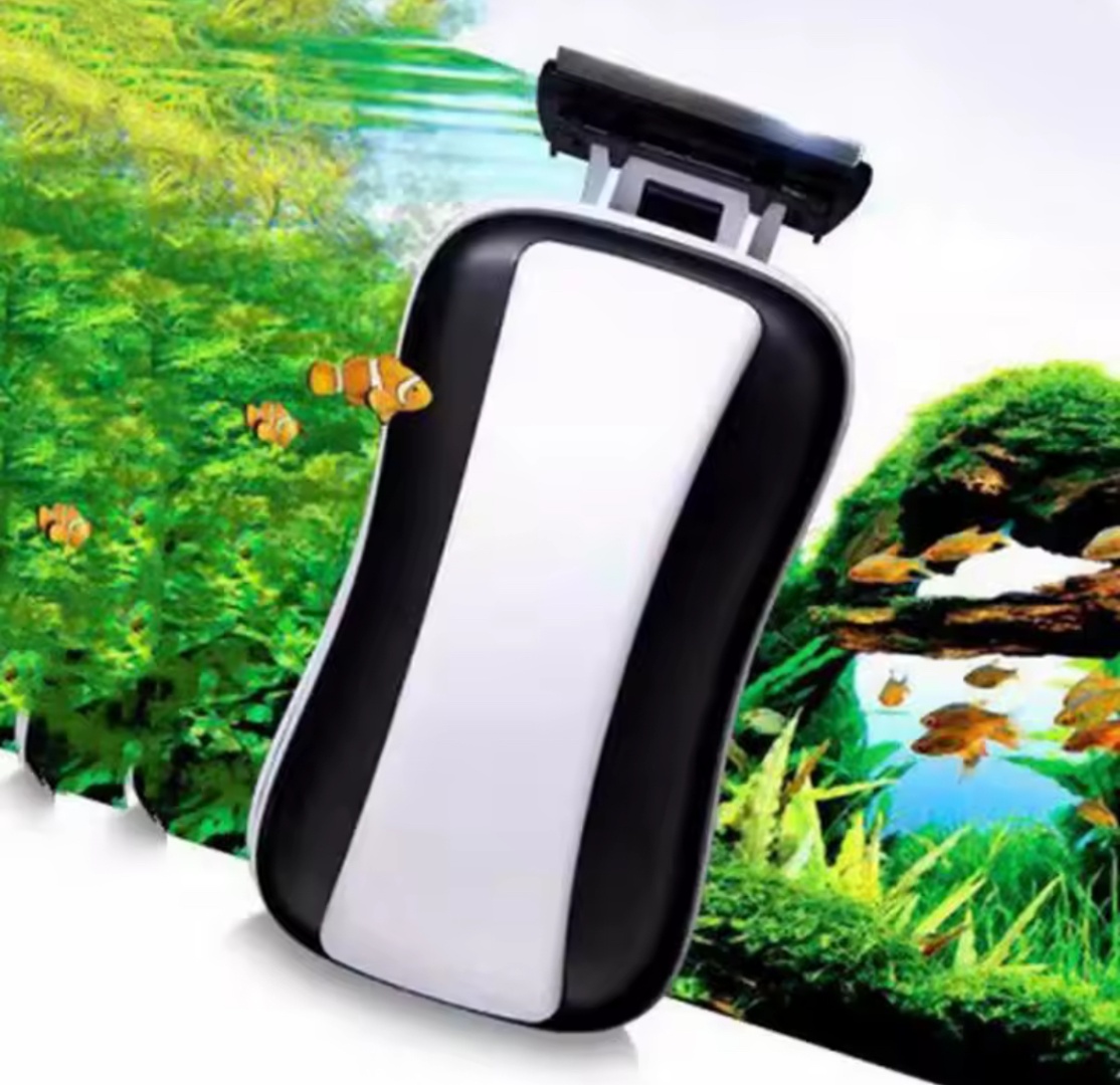 Limpiador Magnético Limpia Vidrios Acuario Pecera de Espesor 6 a 10mm MC-80