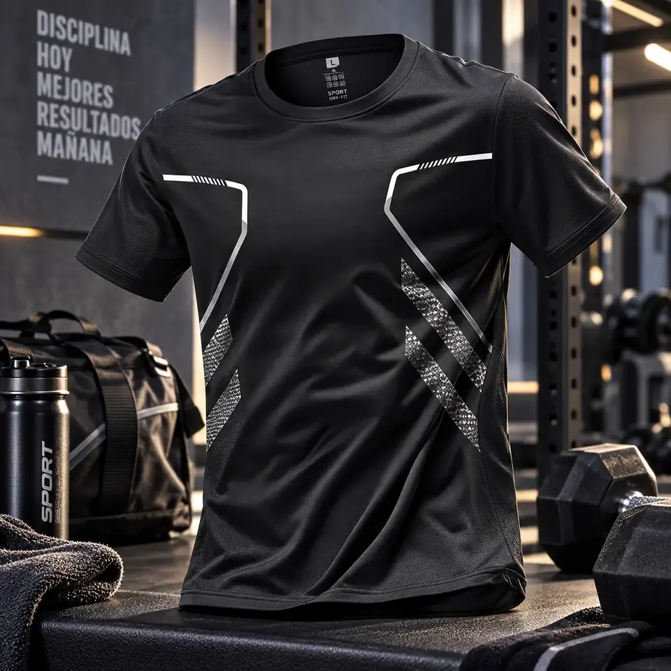 Remera Deportiva Para Entrenamiento Hombre
