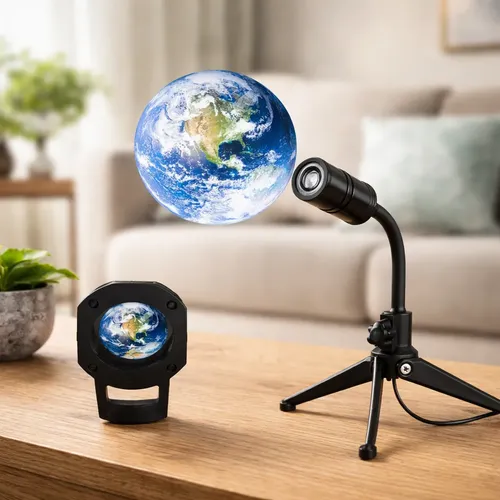 Lampara Led Proyector con Tripode del Planeta Tierra