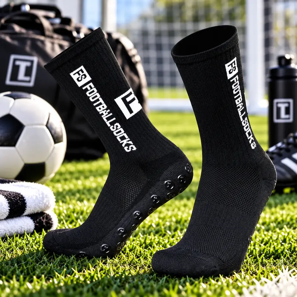 Medias Antideslizantes Deportivas Calidad Premium Negras