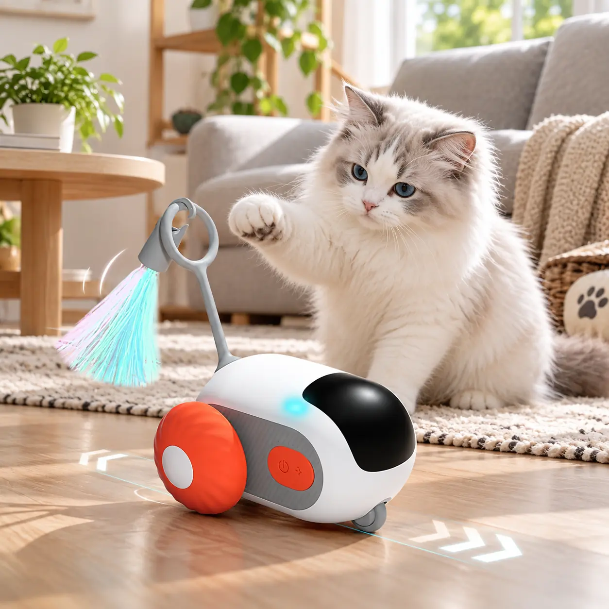 Juguete Coche a Control Remoto Para Mascotas