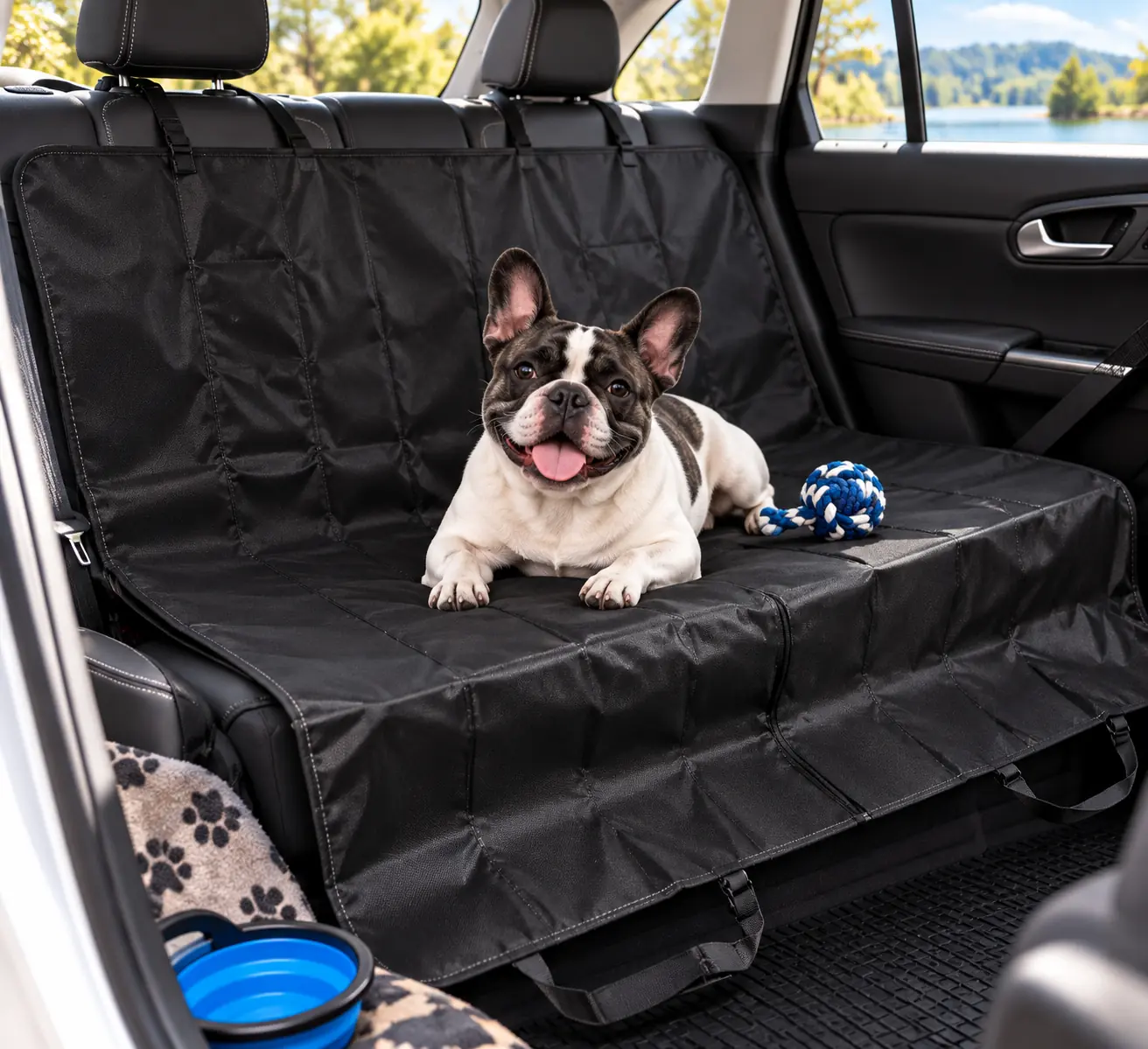 Funda Cubre Asiento Auto Mascotas Perro Impermeable