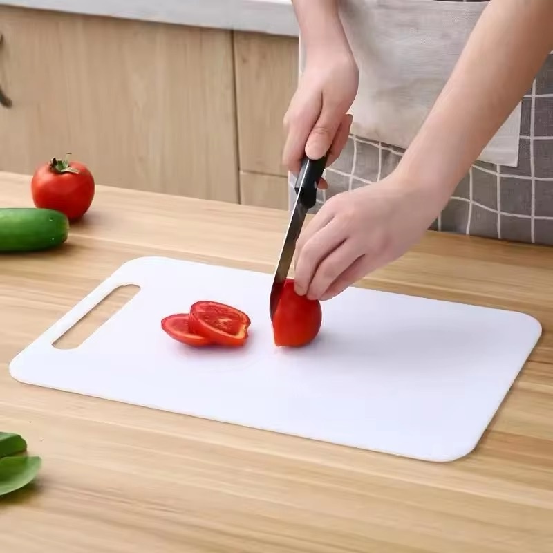 Tabla De Plástico Blanca Para Picar Cortar Alimentos Cocina