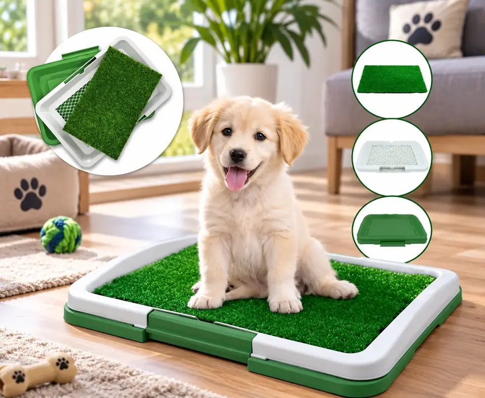 Baño Sanitario Para Perros Gatos Bandeja Mascotas Puppy Potty