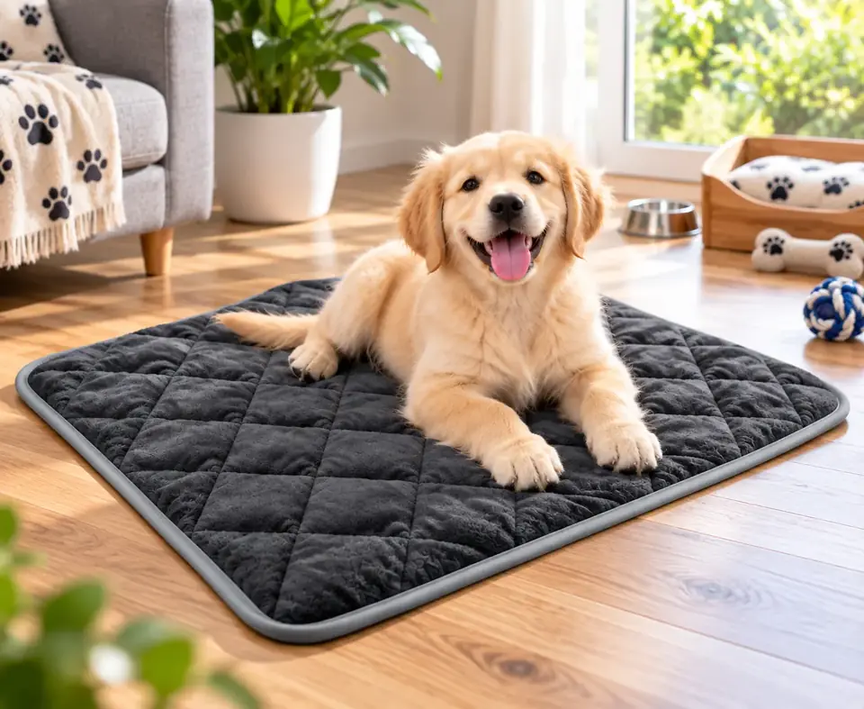 Alfombra Cama Calentita Para Perro Gato Mascotas 70x50cm