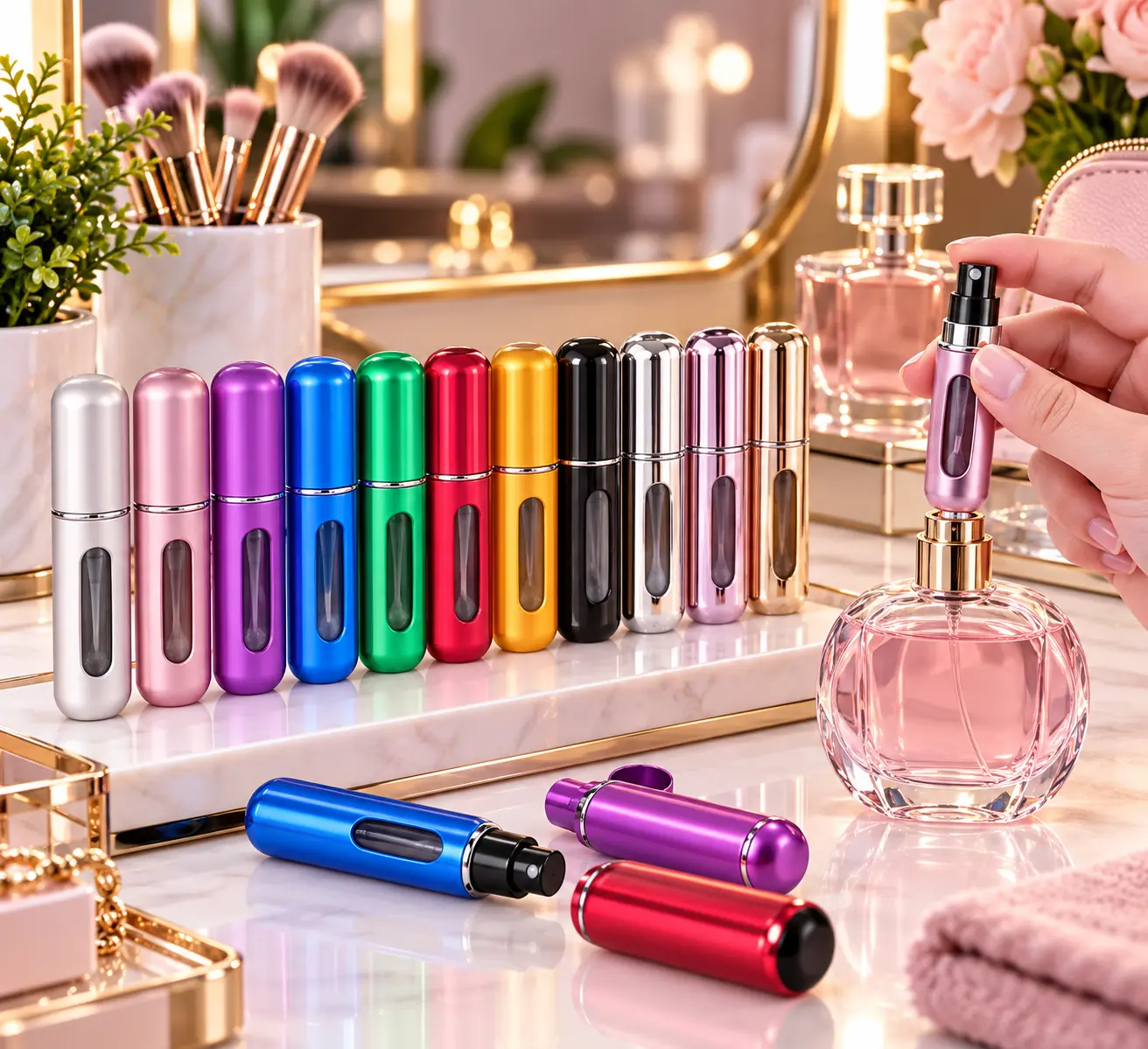 Atomizador De Perfume Recargable Mujer Y Hombre 5ml