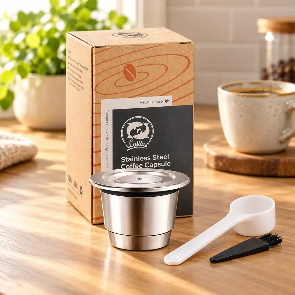 Cápsula De Café Nespresso Reutilizable Acero Inoxidable
