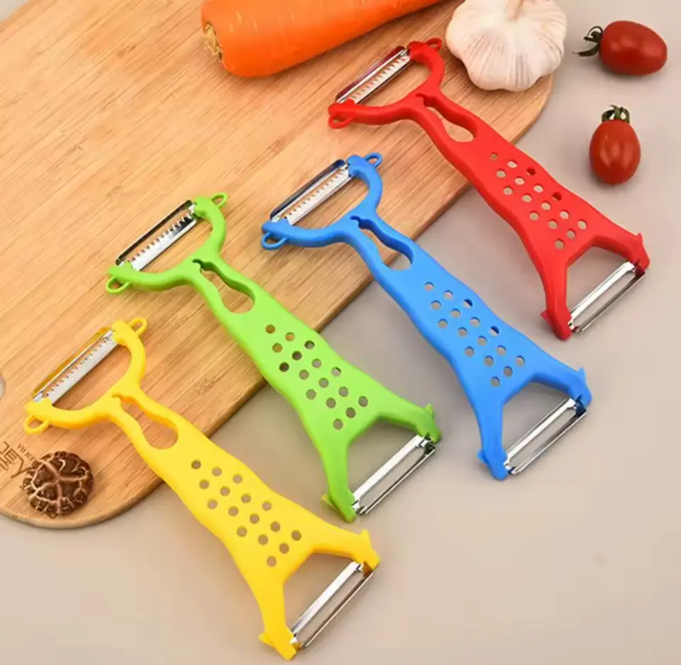 Pelador Pela Papas Frutas Verduras Multicabezal 3 en 1 Con Rallador