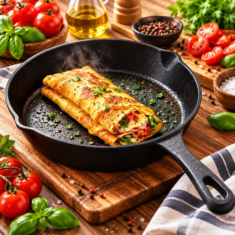 Sarten Queso Provolonera De Hierro Fundido Parrilla Horno 14cm