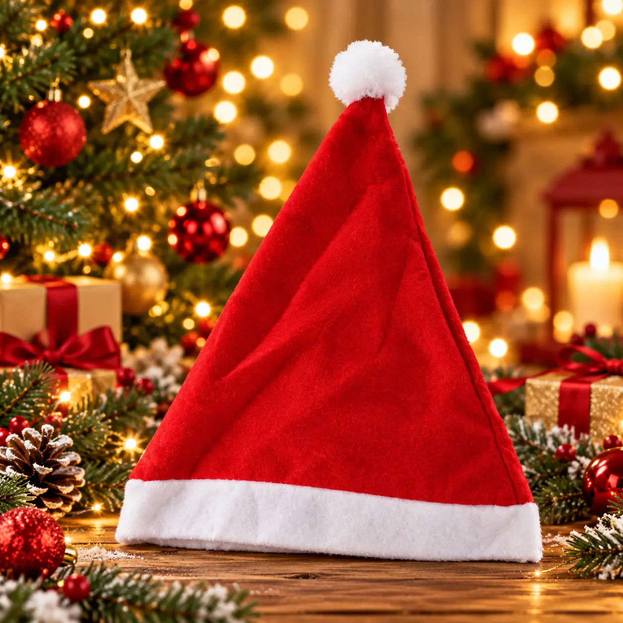 Gorro de navidad 28 cm