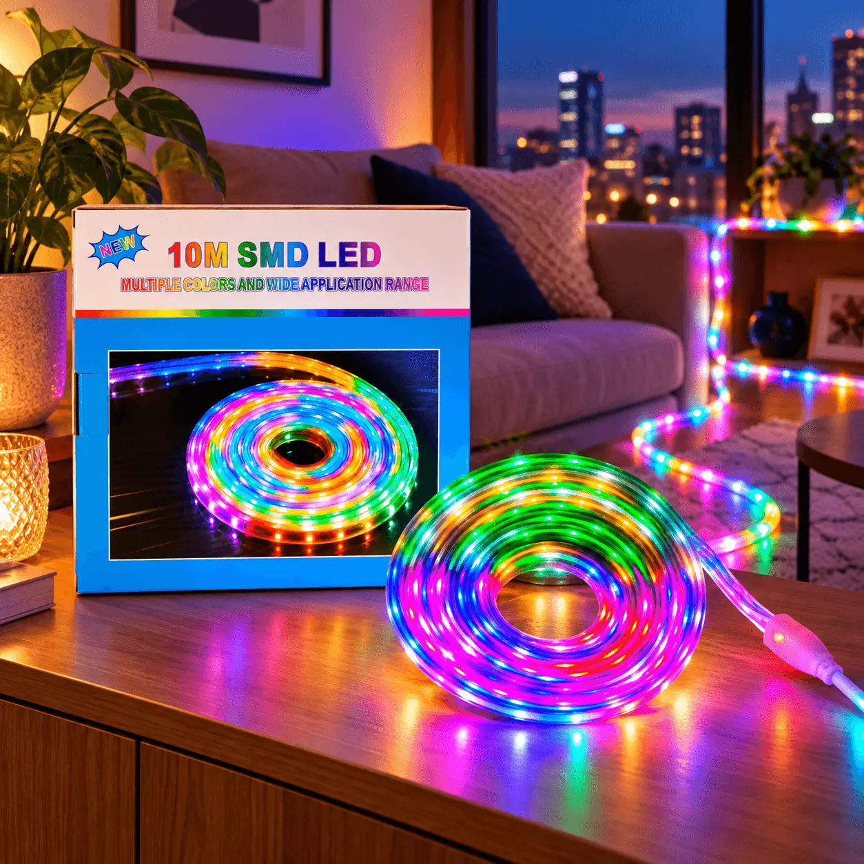 Manguera led 220v- multicolor