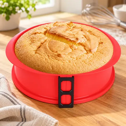 Molde Silicona Vidrio Templado Desmontable Tortera Torta Postre Repostería