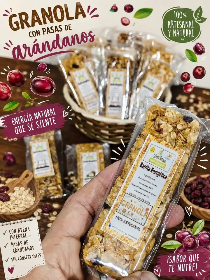 Clásica de Granola con Pasas de Arándanos