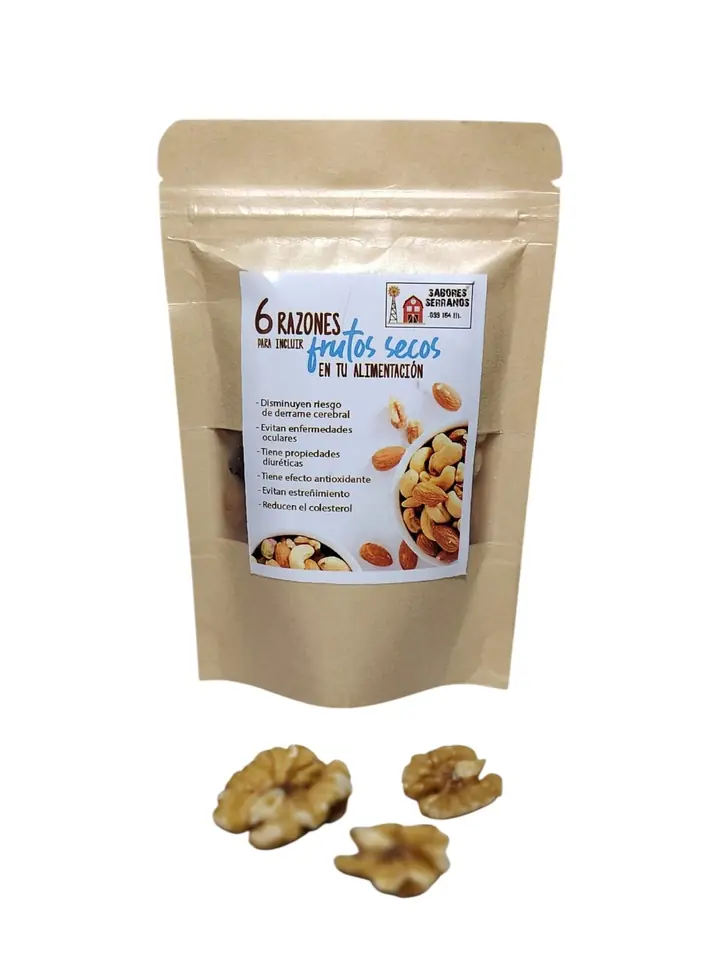 NUECES MARIPOSA y PECAN / 100grs $130.-