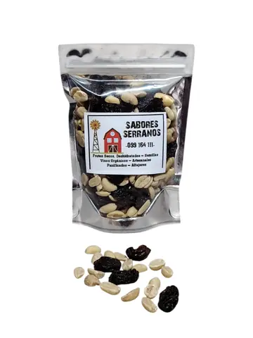 Maní y Pasas de Uvas / 200grs $150.-
