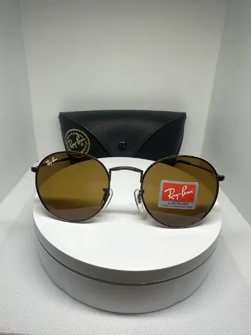RB Round Metal Marrón