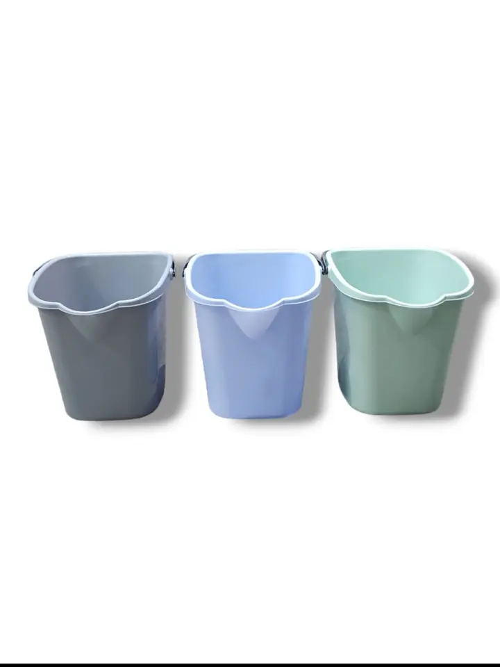 413113/NORD - BALDE PLASTICO 10LTS CUADRADO 27.5x19x19 DESES PLAST - COLORES NORDICOS -(1209)