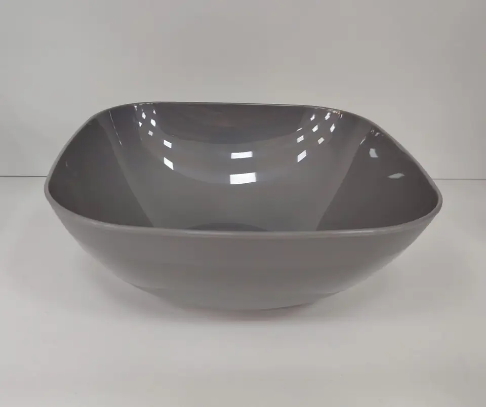 279212 - ENSALADERA PLASTICO CUADRADA 22CM OLIMPICO (7010)