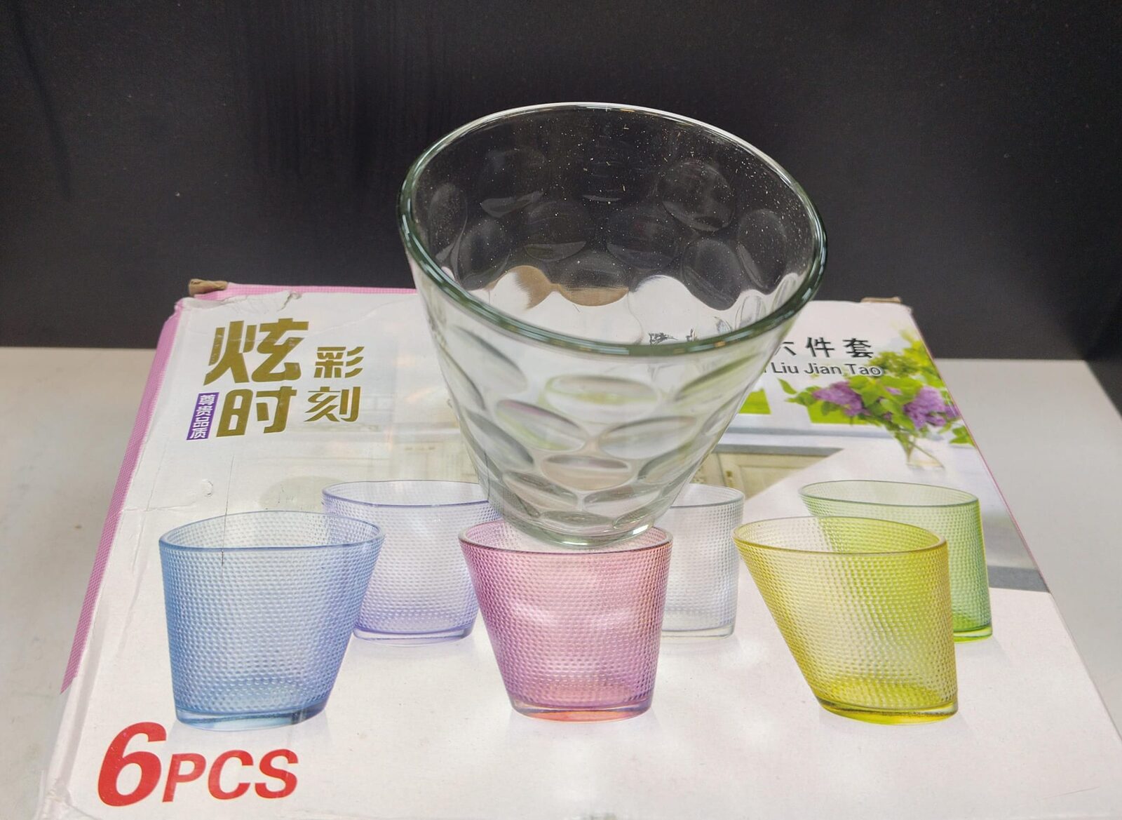 990085 - SET X 6 VASO VIDRIO