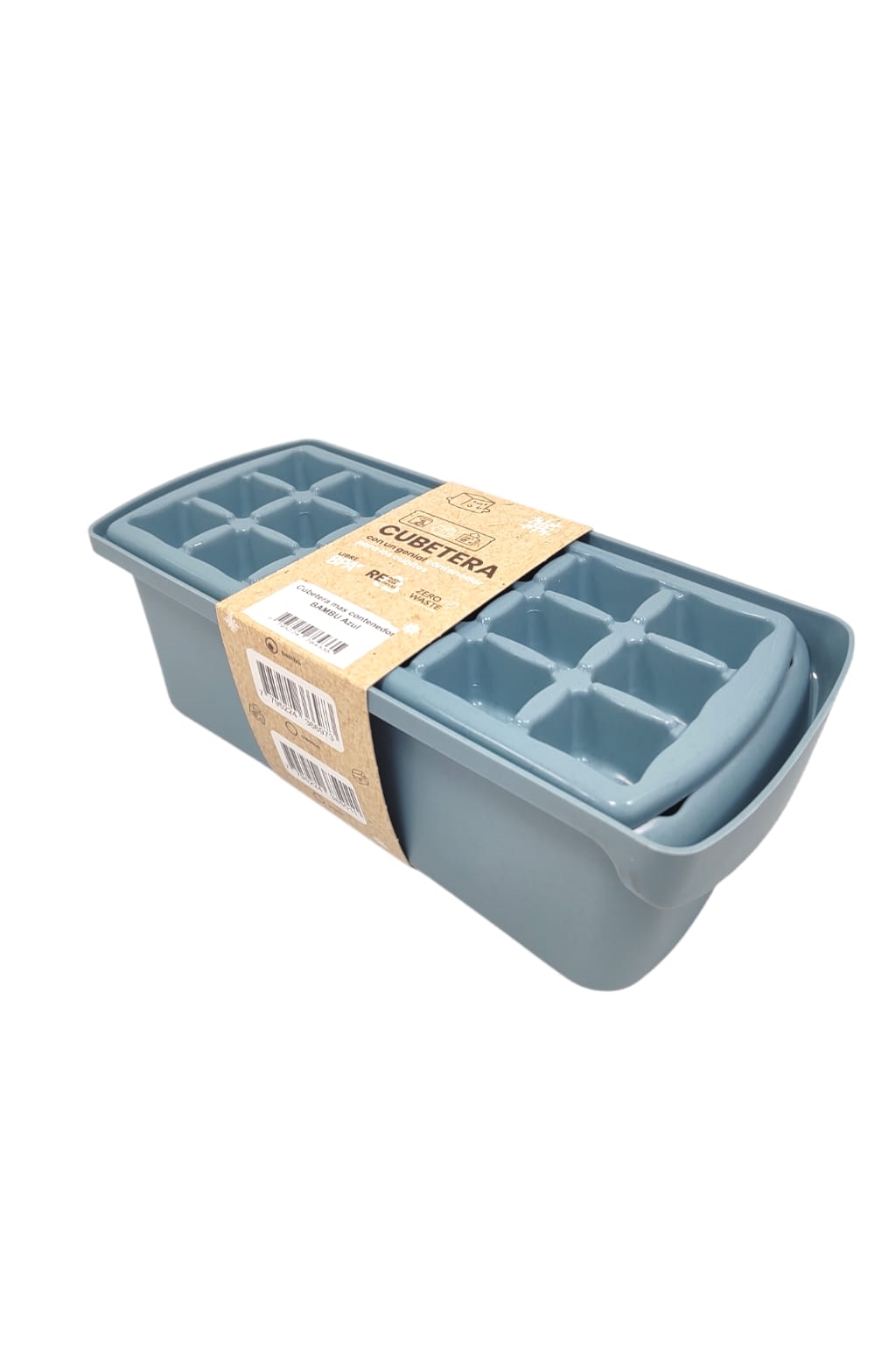 420593- CUBETERA + CONTENEDOR FACILA BAMBU 27.5x9.5