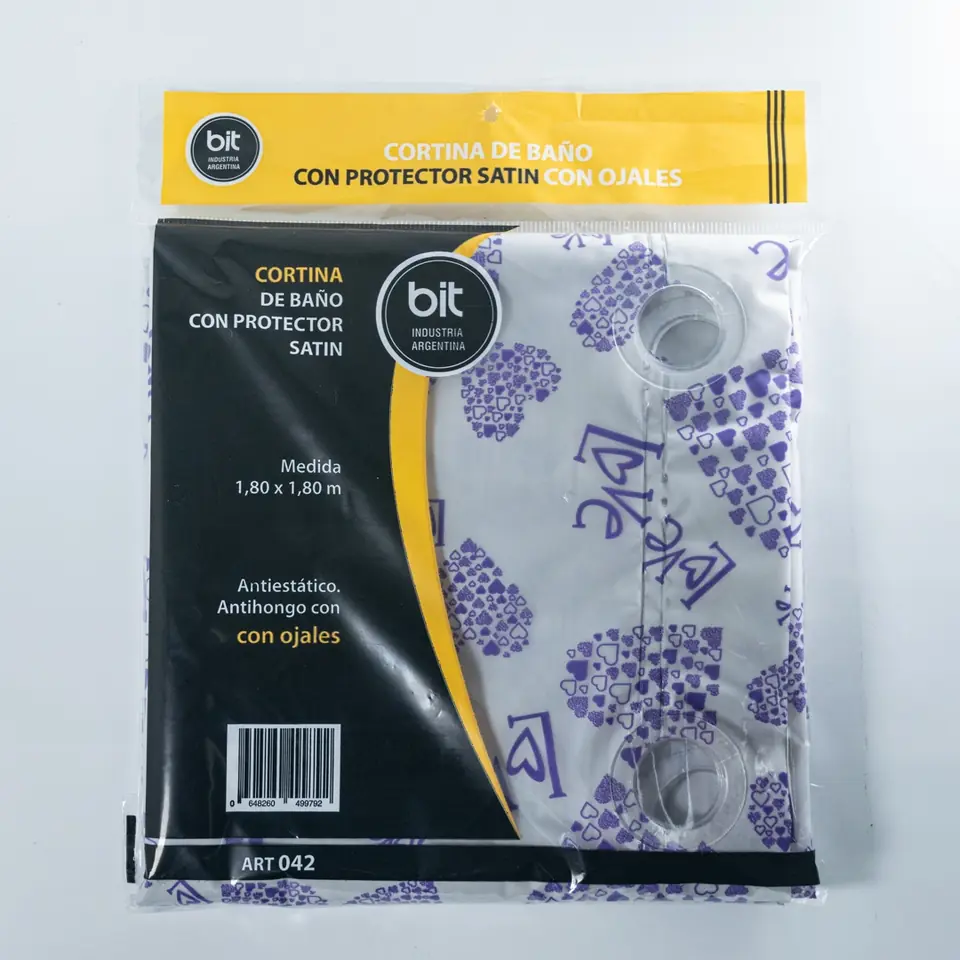 124695 - CORTINA CON PROTECTOR SATIN CON OJALES HUGO (042)