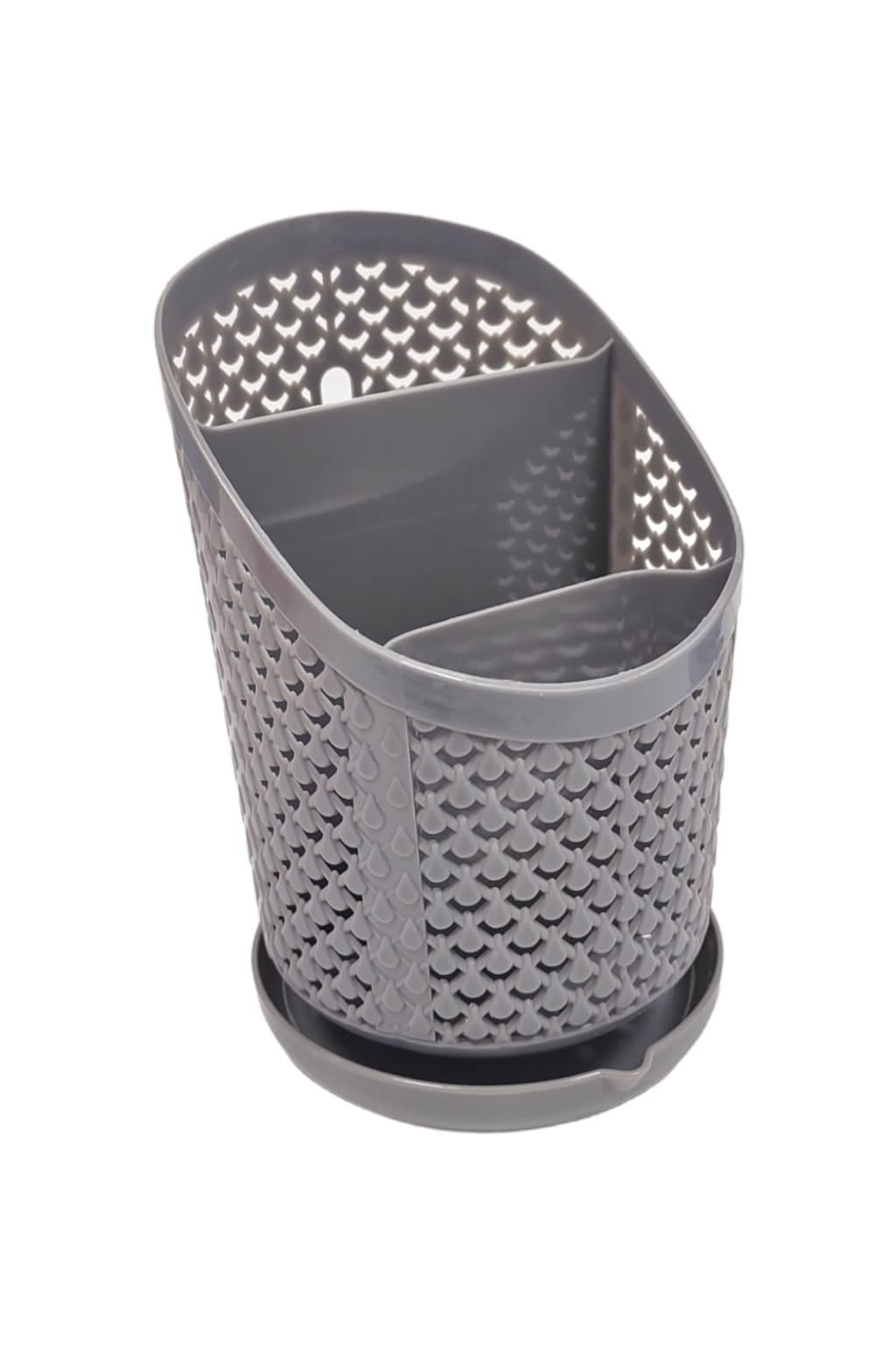 421857 - ESCURRE CUBIERTOS PLASTICO CON DIVISIONES 11x19