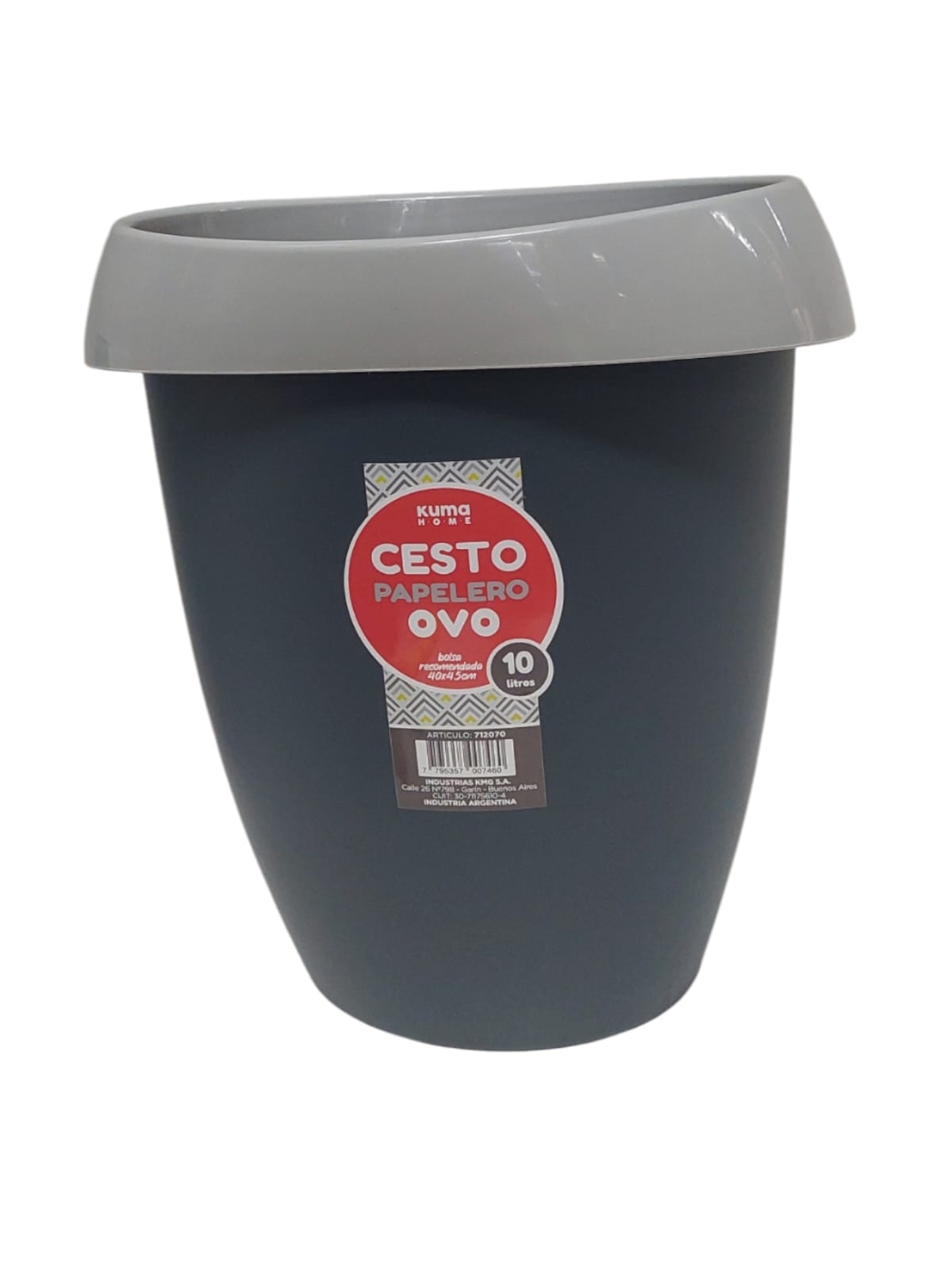 424262 - CESTO PAPELERO OVO 10 LT (712070)