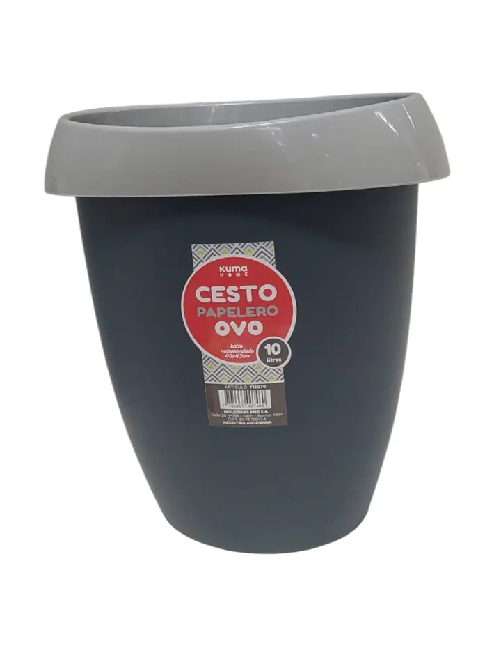 424262 - CESTO PAPELERO OVO 10 LT (712070)
