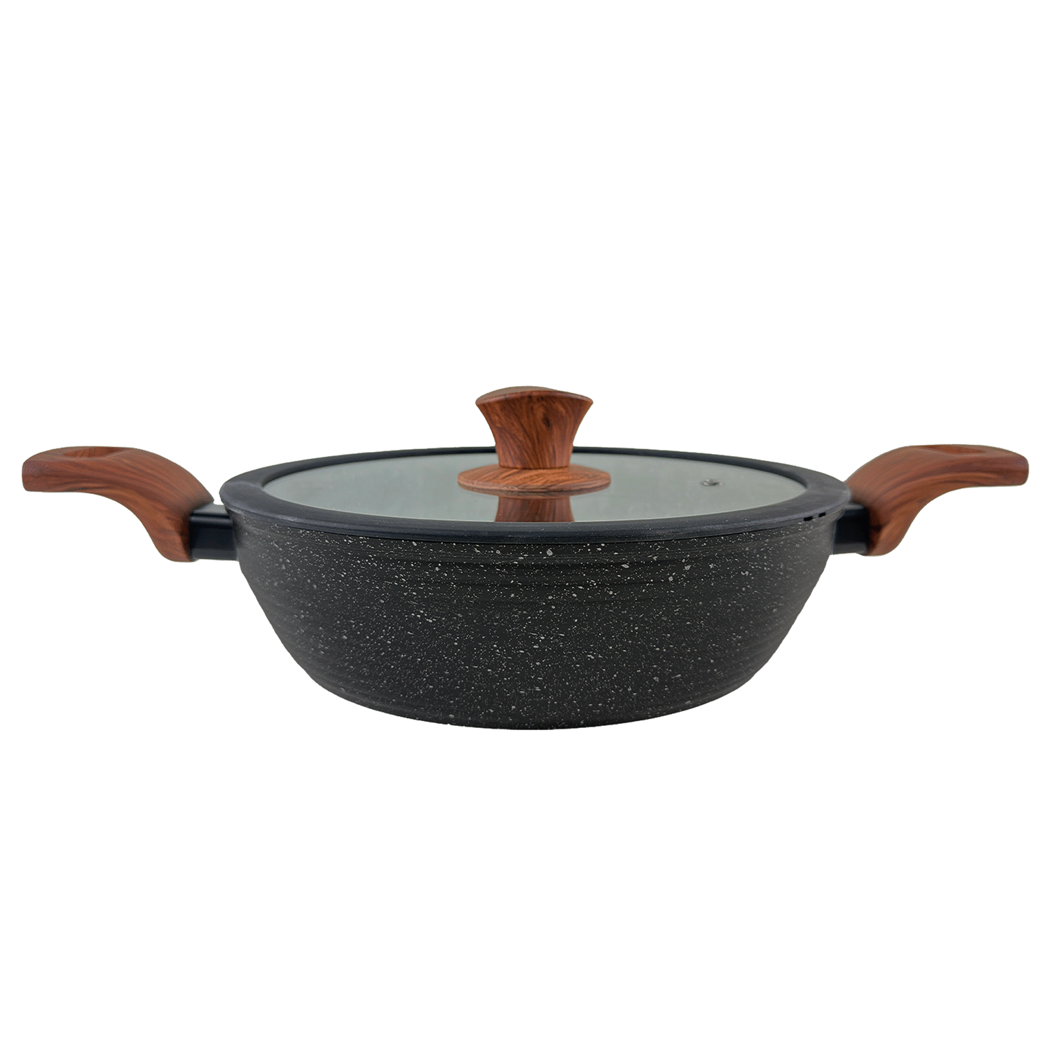 U503497 - GUISERA 24CM CON TAPA PRETO CUORI (C-24-PRETO)