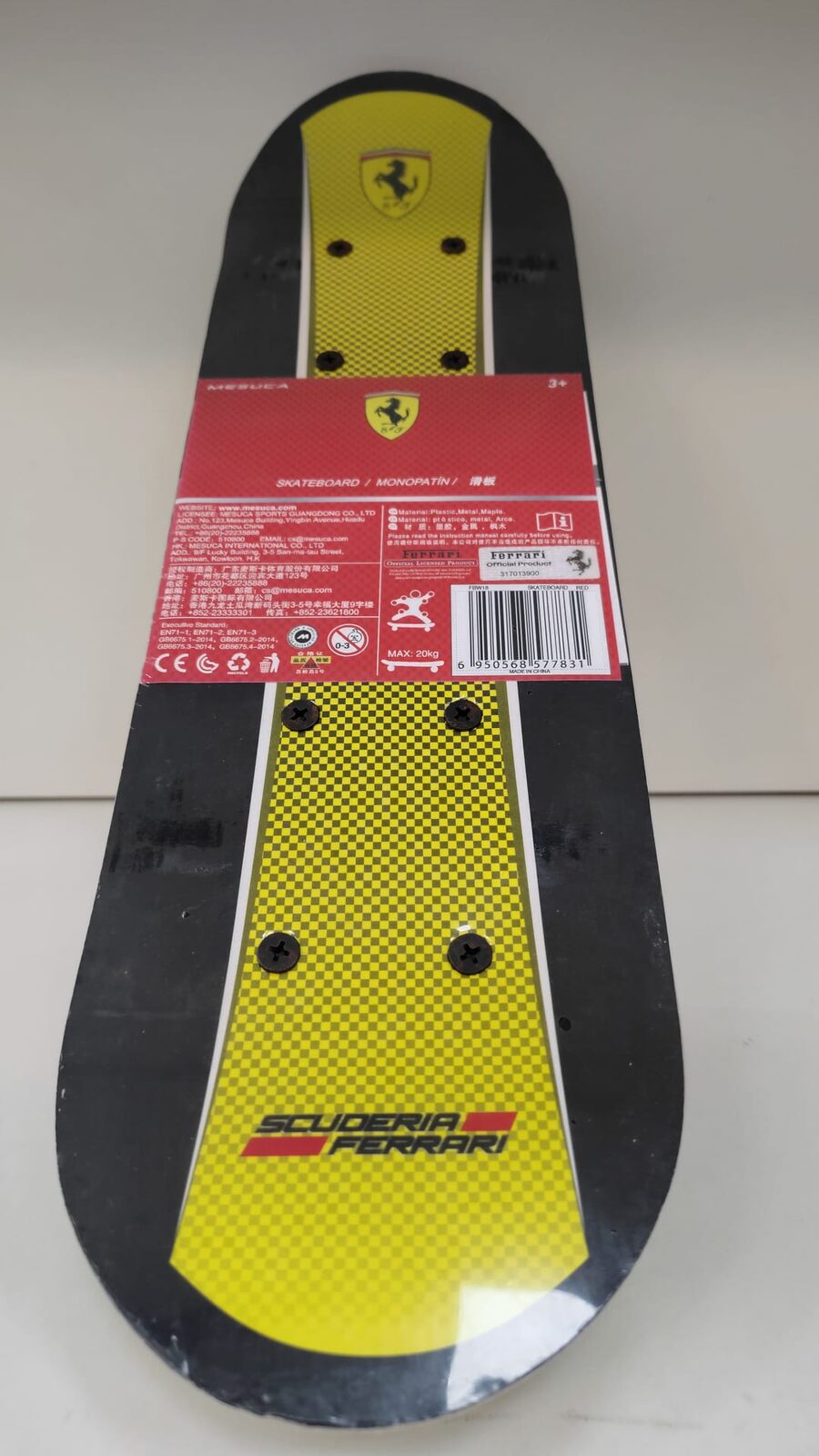 990109 - SKATE FERRARI MINI