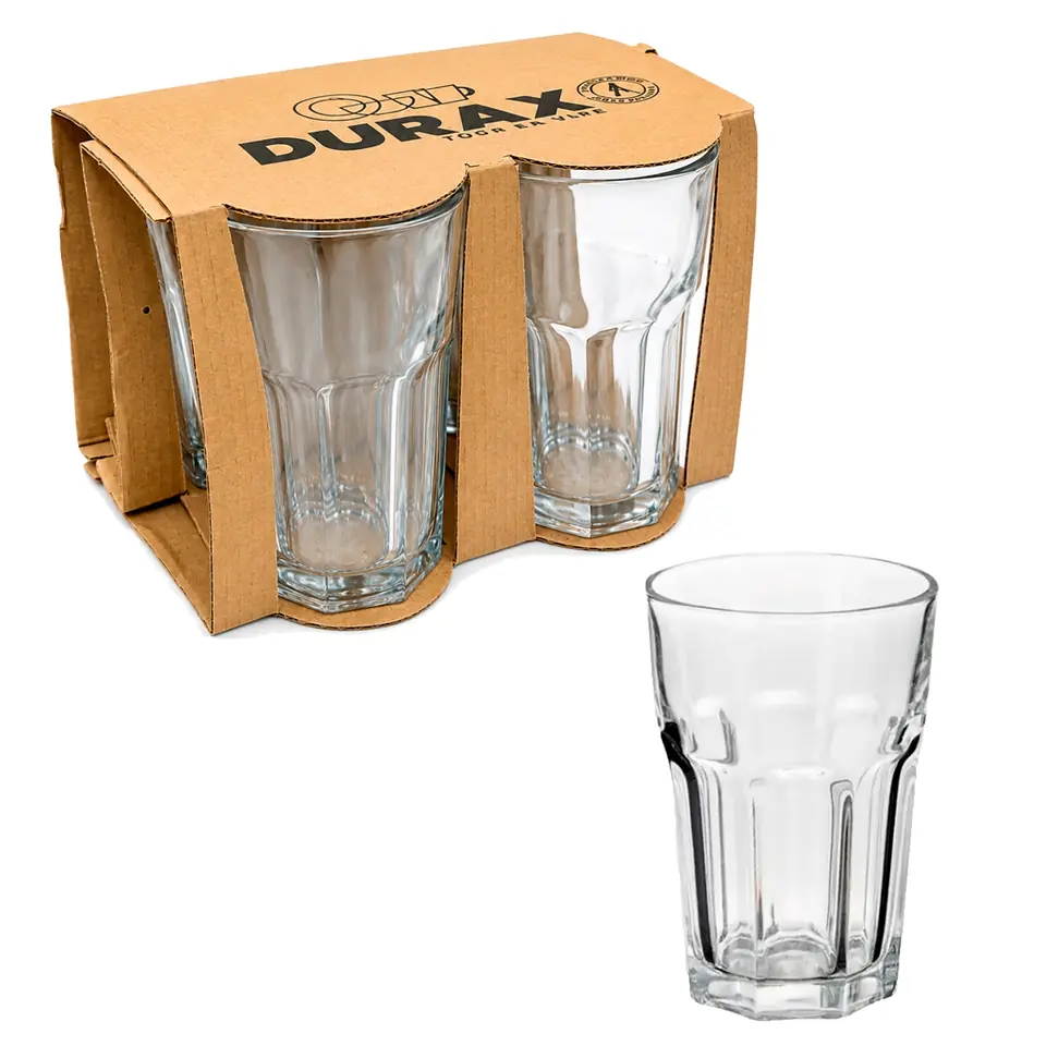 427279 - SET x 4 VASOS FACETADOS 400 CC ( TVPE 571)