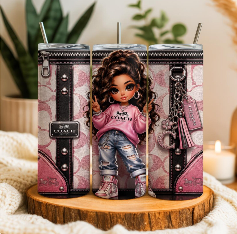 Vaso largo Glam Girl 14