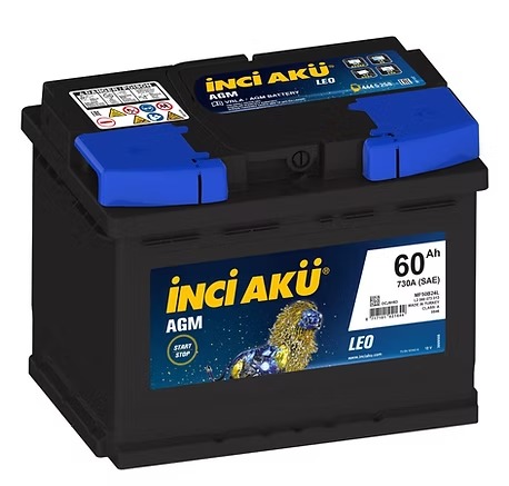 Batería INCI AKÜ IA60 +D AGM (12V 100Amp Star-Stop)