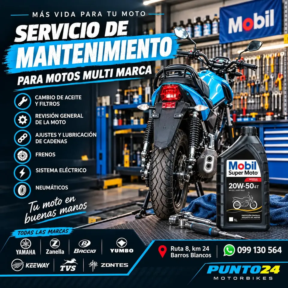 Servicio Multimarca (motos tipo CG y pollerita)