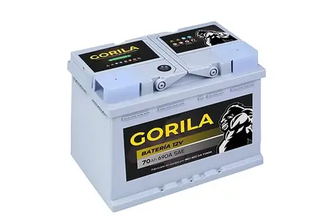 Batería Gorila GO 70 +D (12V 110/120Amp) Europea