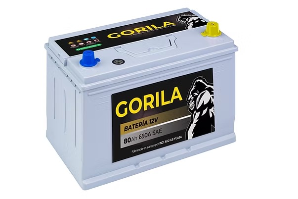 Batería Gorila GO 80 +D (12V 130/140Amp) Europea