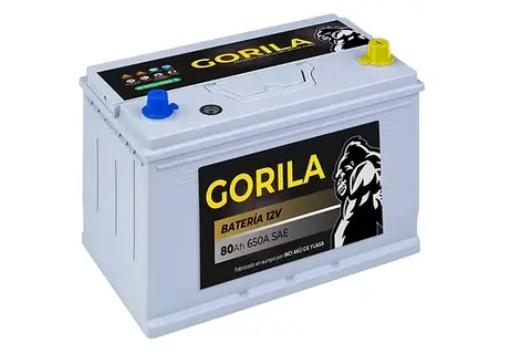 Batería Gorila GO 80 +D (12V 130/140Amp) Europea