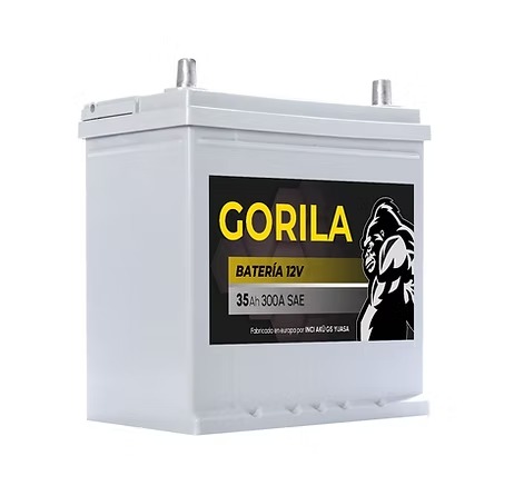 Batería GORILA GO35 +D (12V 75Amp Japón)  Europea
