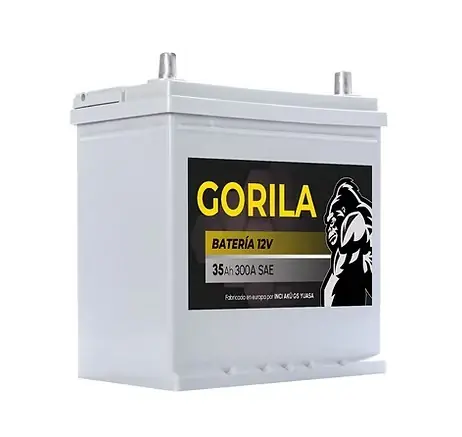 Batería GORILA GO35 +D (12V 75Amp Japón)  Europea