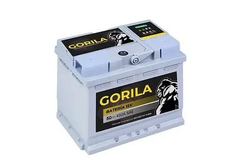 Batería Gorila GO 50 +D (12V 75/80Amp) Europea