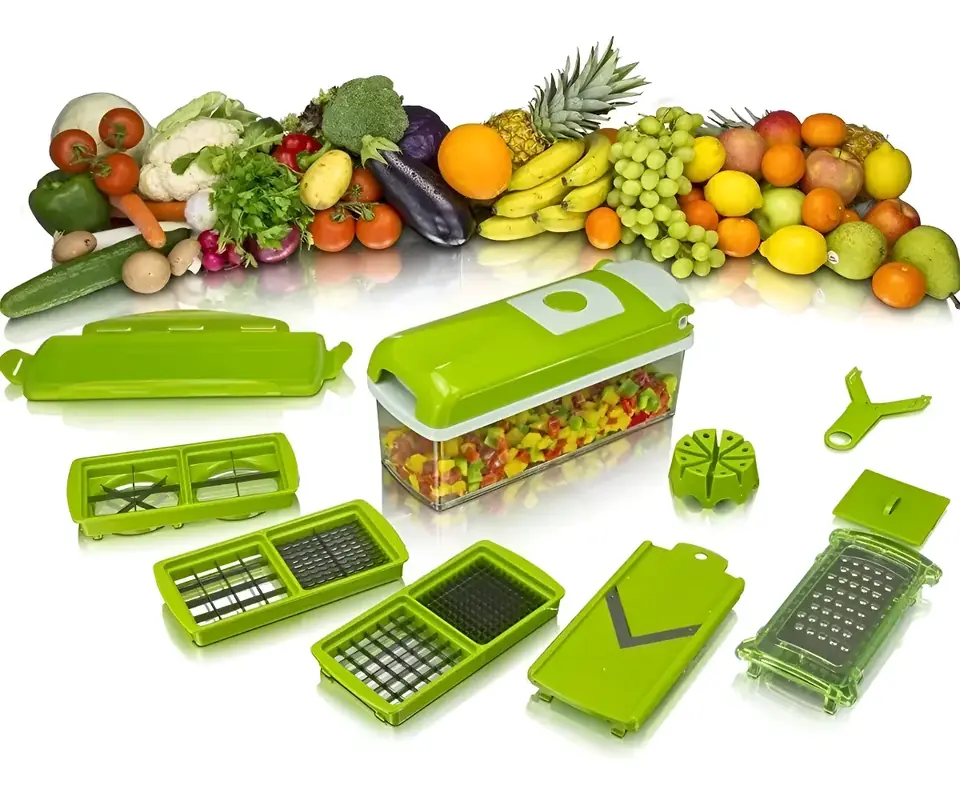 Rallador Cortador De Vegetales Picadora Verduras Frutas