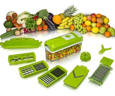 Rallador Cortador De Vegetales Picadora Verduras Frutas